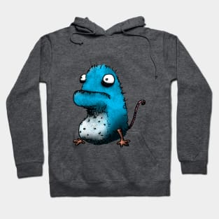 Weird Blue Creature Hoodie